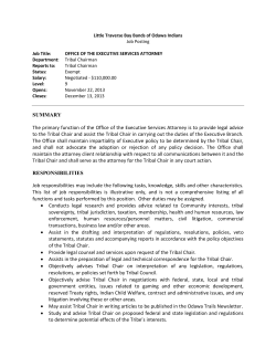 SUMMARY The primary function of the Office of the Executive