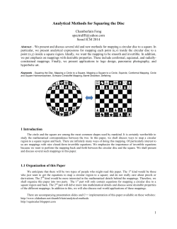 Mappings for Squaring the Disc