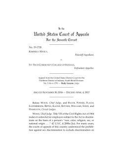 Hively v. Ivy Tech Community College of Indiana