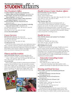 Fitness and Recreation - University of Oklahoma