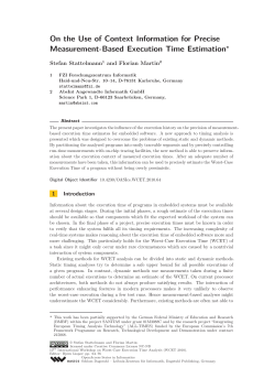 On the Use of Context Information for Precise Measurement