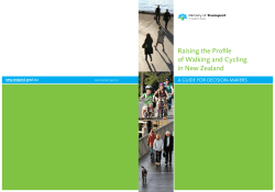 Raising the Profile of Walking and Cycling in New Zealand