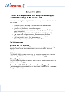 Dangerous Goods