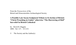 A Possible Late Saxon Sculptural Tribute to St Jordan of Bristol
