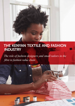 the kenyan textile and fashion industry