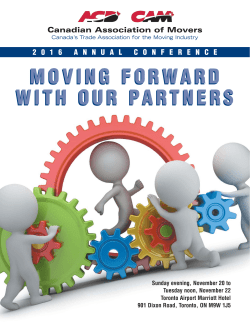 moving forward with our partners moving forward with our partners