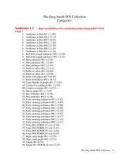 to Greg Smith SFX Collection