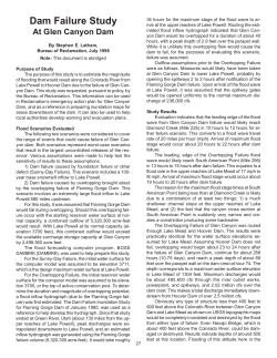 Dam Failure Study - Colorado Plateau River Guides