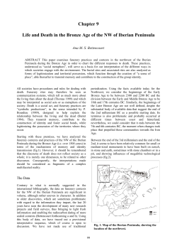 Chapter 9 Life and Death in the Bronze Age of