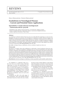 Medical Uses of Exoskeletons - Advances in Clinical and