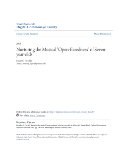 Nurturing the Musical "Open-Earedness" of Seven-year-olds