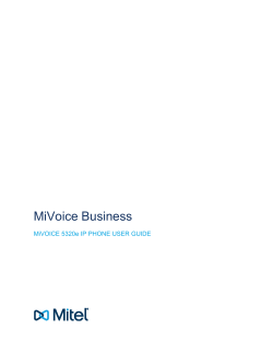 MiVoice 5320e IP Phone User Guide