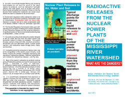 Mississippi River - Nuclear Information and Resource Service