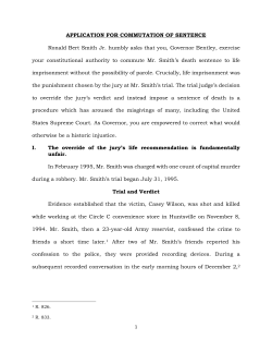 application for commutation of sentence