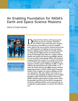 An Enabling Foundation for NASA`s Earth and Space Science