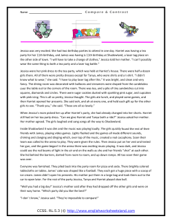 Jessica`s Party - English Worksheets Land