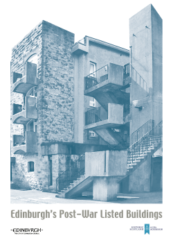 Edinburgh`s Post-War Listed Buildings