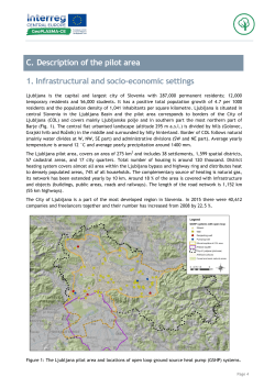 C. Description of the pilot area 1. Infrastructural and socio