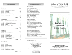 BSPH - College of Public Health