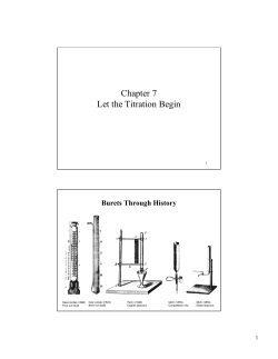 Titrations
