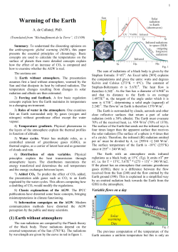 alarmism on AGW