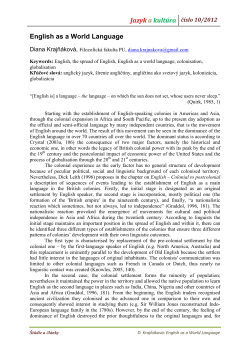 English as a World Language