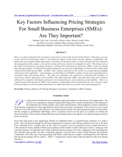 Key Factors Influencing Pricing Strategies For Small Business