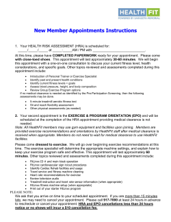 Health Risk Assessment