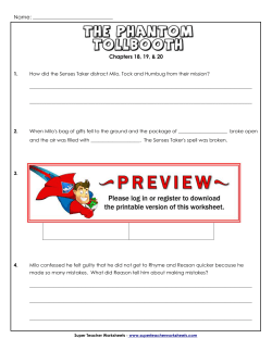 Questions for Chapters 18 - Super Teacher Worksheets