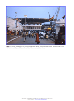 Architects from Socialist Countries in Ghana