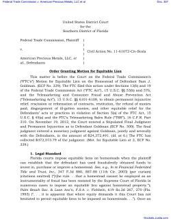 ORDER granting 339 Motion for Equitable Lien on the Homestead of