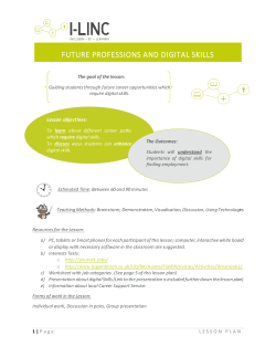 future professions and digital skills
