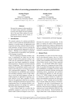 The effect of correcting grammatical errors on