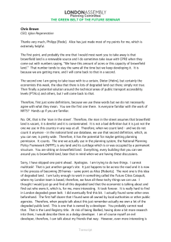 Transcript Chris Brown CEO, Igloo Regeneration Thanks very much