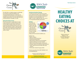 500 Club Menu - Gundersen Health System