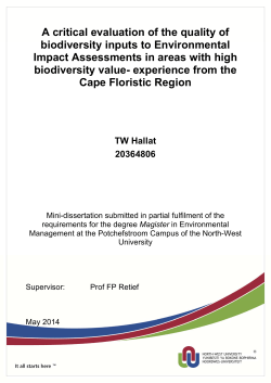 A critical evaluation of the quality of biodiversity inputs to