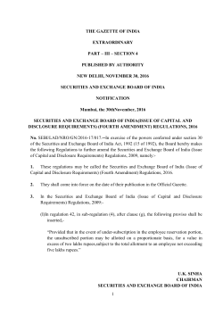 (Fourth Amendment) Regulations, 2016