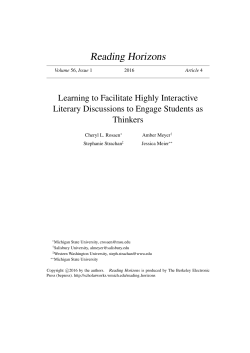 Learning to Facilitate Highly Interactive Literary Discussions to