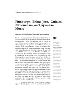 Jero, Cultural Nationalism, and Japanese Music