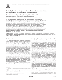 A density functional study on water-sulfuric acid