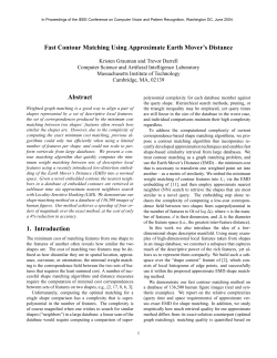 Fast Contour Matching Using Approximate Earth Mover`s Distance