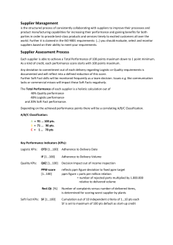 SUPPLIER ASSESSMENT RULES PDF 270.64 KB Please