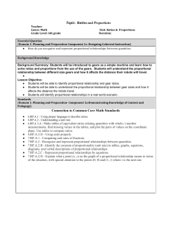 Unit 4-Ratios and proportions