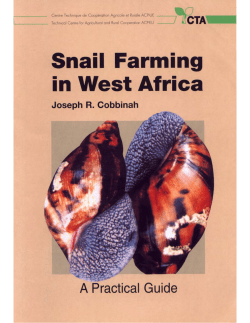 Snail farming manual