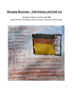 Merging Horizons &ndash; Soil Science and Soil Art