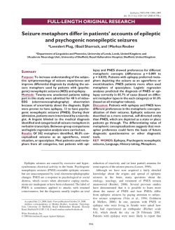Seizure metaphors differ in patients` accounts of epileptic and