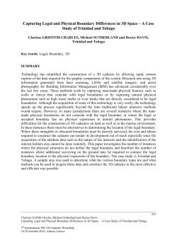 Capturing Legal and Physical Boundary Differences in 3D Space