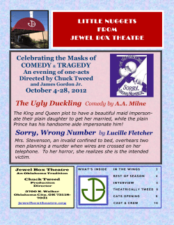 The Ugly Duckling Comedy by A.A. Milne Sorry, Wrong Number by