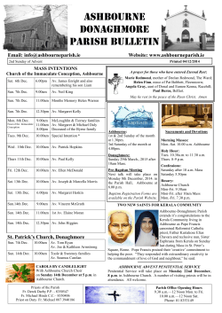 7thDec2014_Bulletin