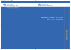 Sweden`s successful drug policy - United Nations Office on Drugs